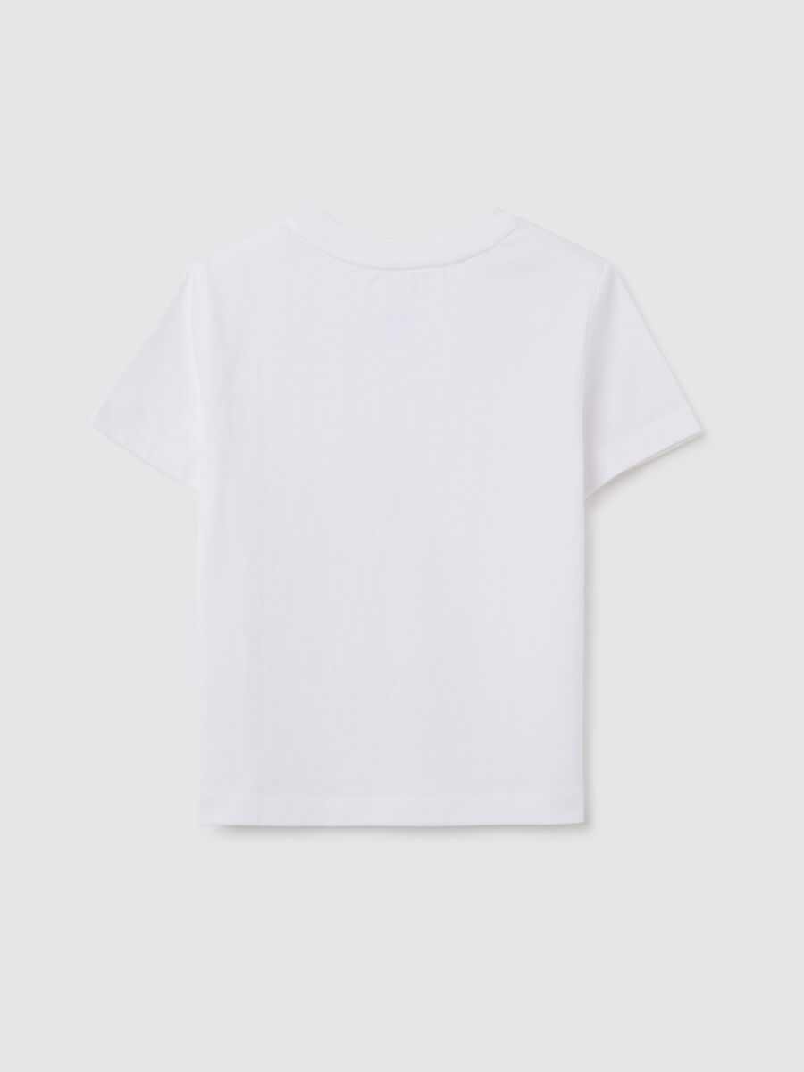 T-shirt in cotone con tasca Bimbo_1