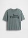 T-shirt a maniche corte in puro cotone_0