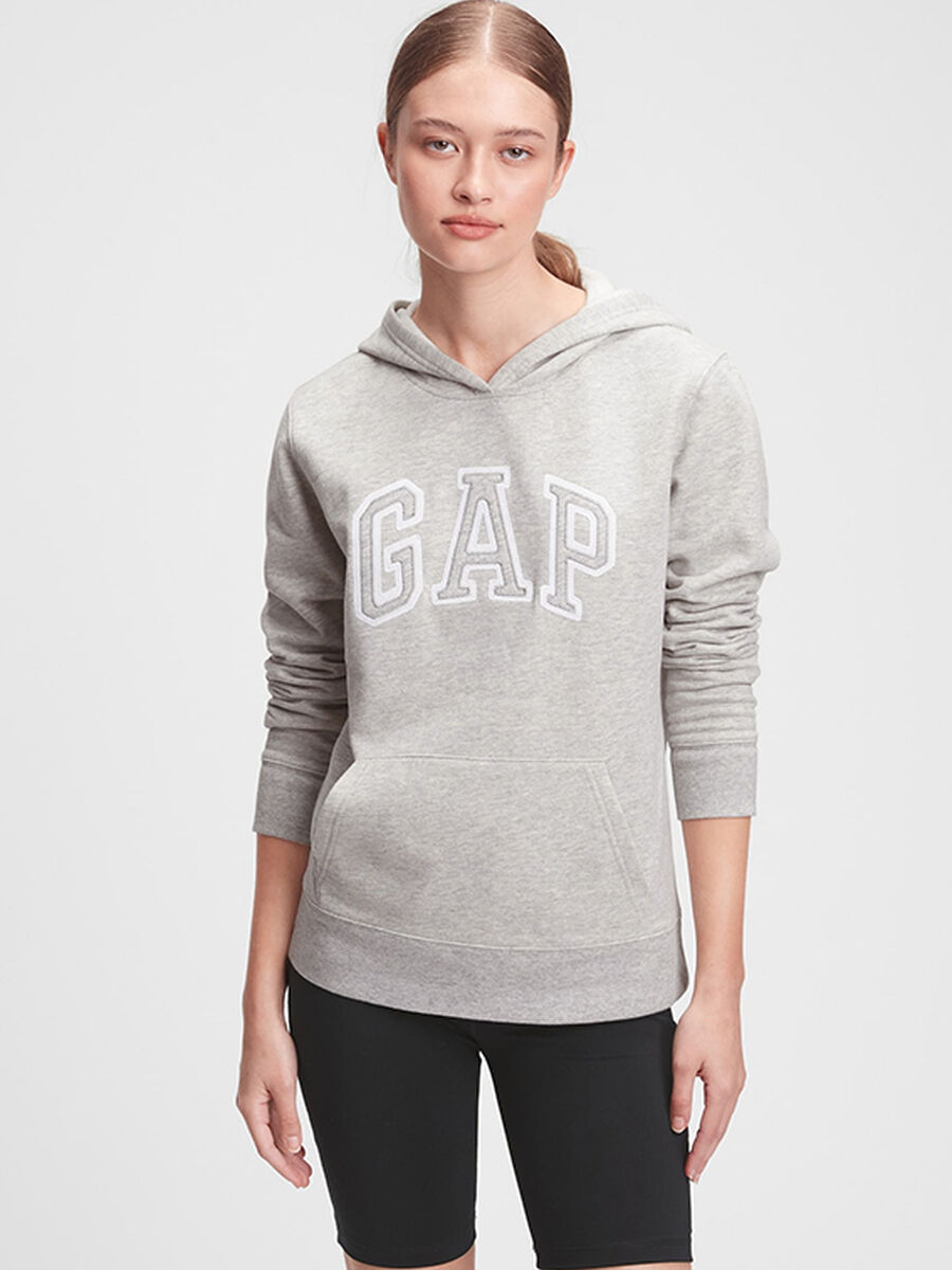 Hoodie with embroidered logo Woman_1