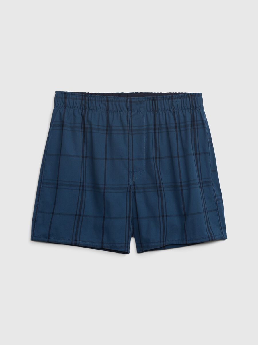 Boxer in cotone con fantasia tartan Uomo_0