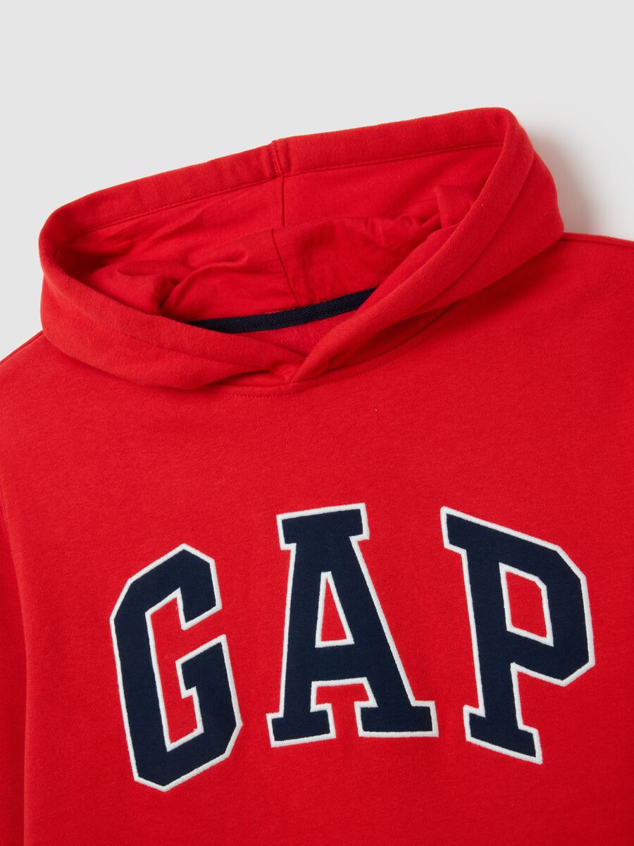 Hoodie with embroidered logo Boy_3