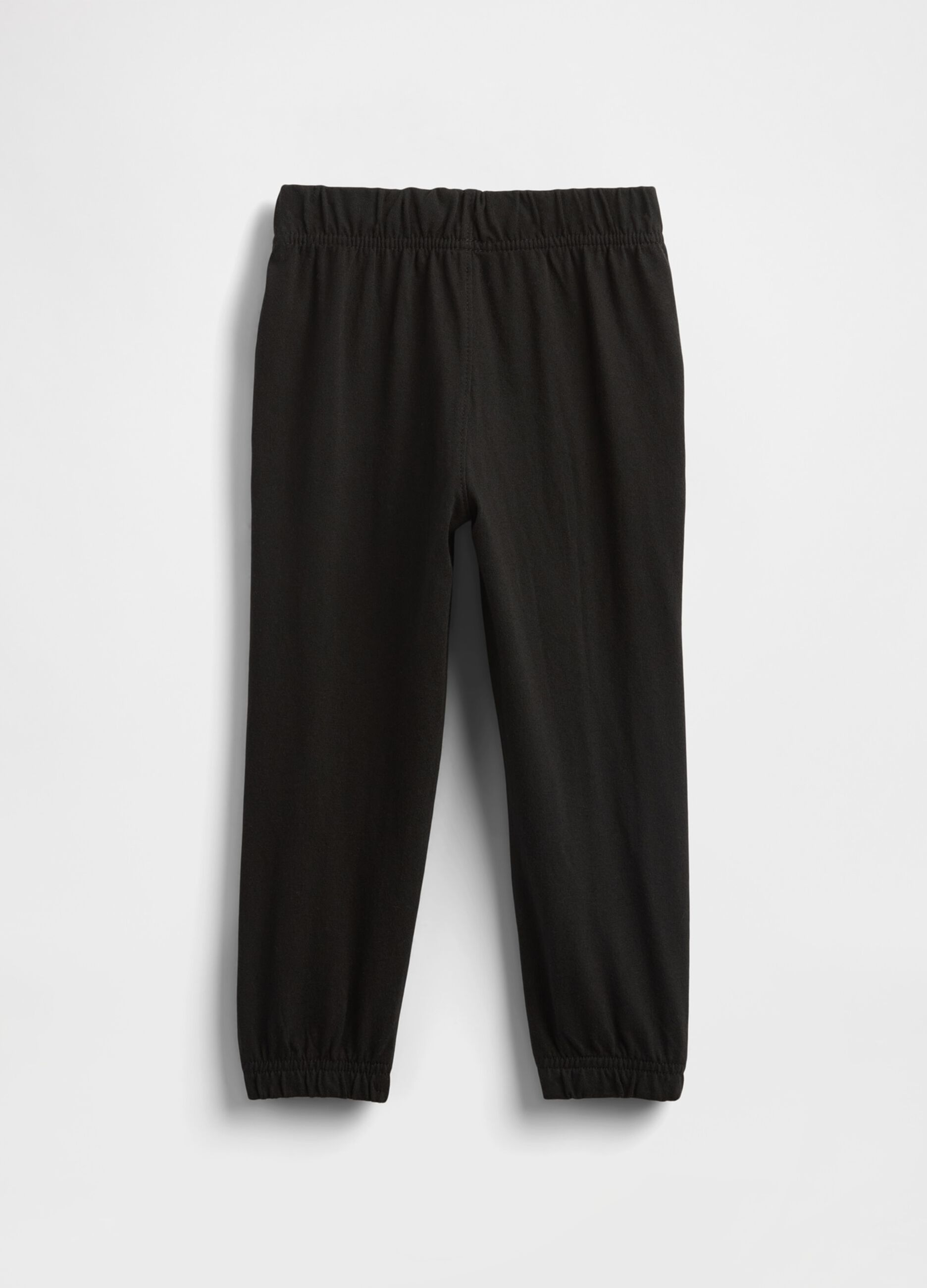 Pantaloni neri in cotone per bambino_1