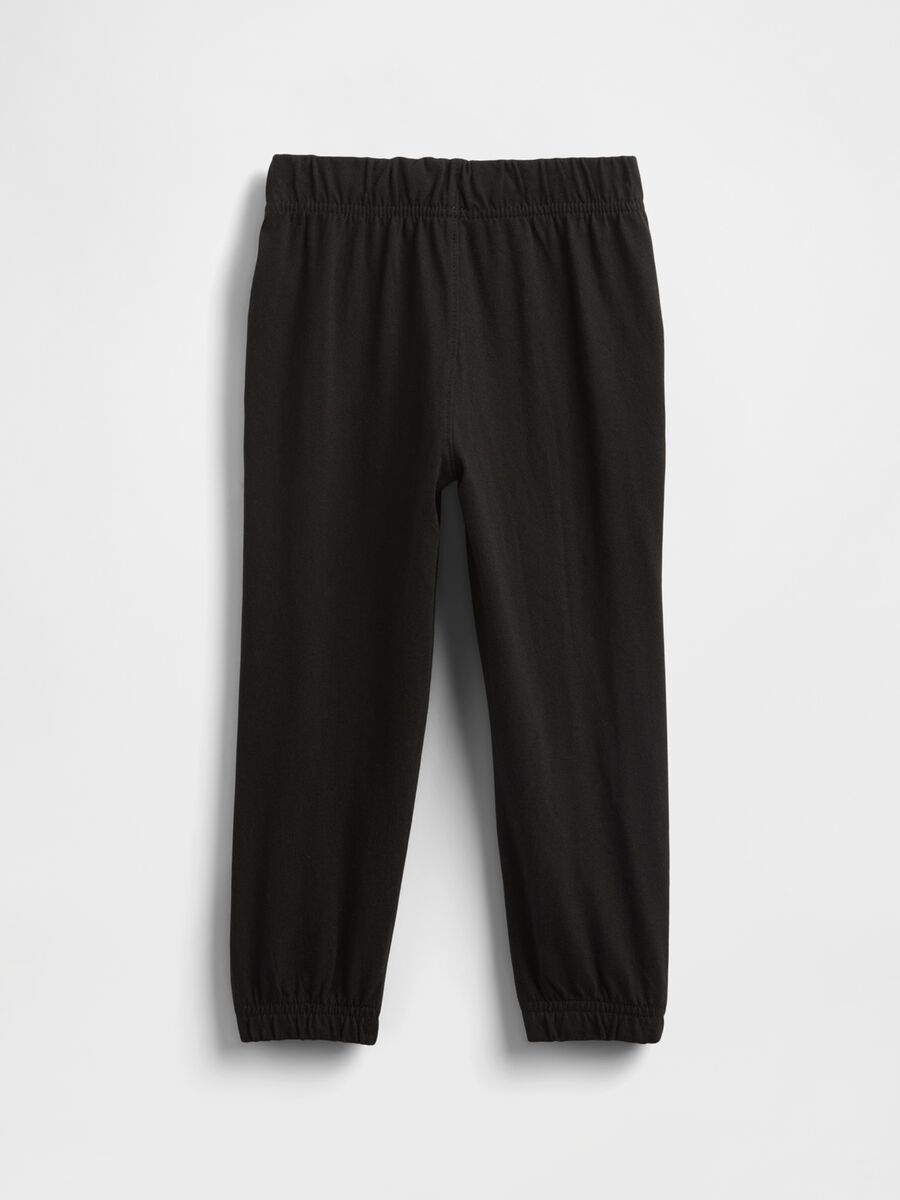 Pantaloni neri in cotone per bambino Bambino_1