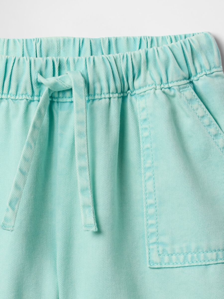 Shorts verde acqua per bambina Bimba_3