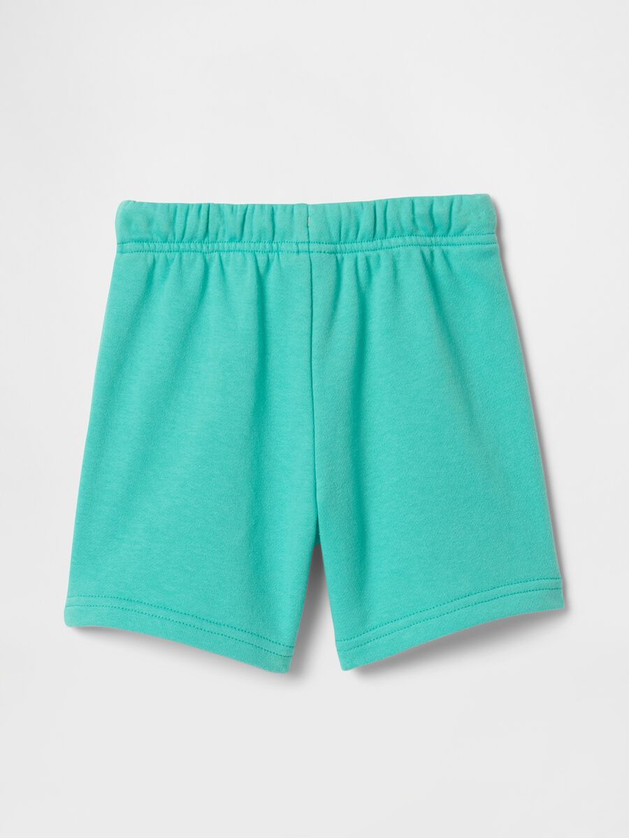 Green GAP Kids Shorts in Cotton and Polyester Blend Baby Boy_1