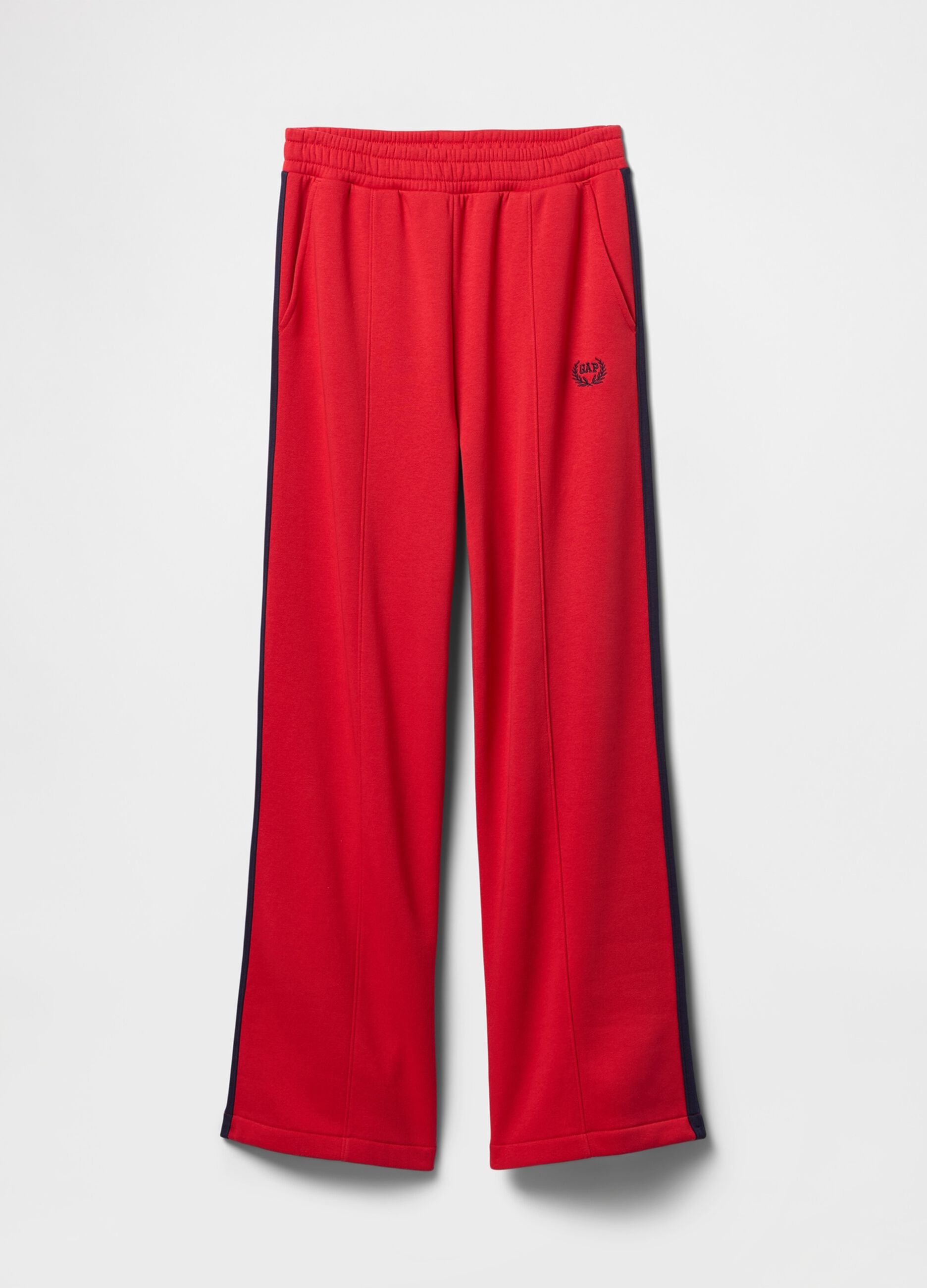 Pantaloni rossi larghi Gap in misto cotone_2