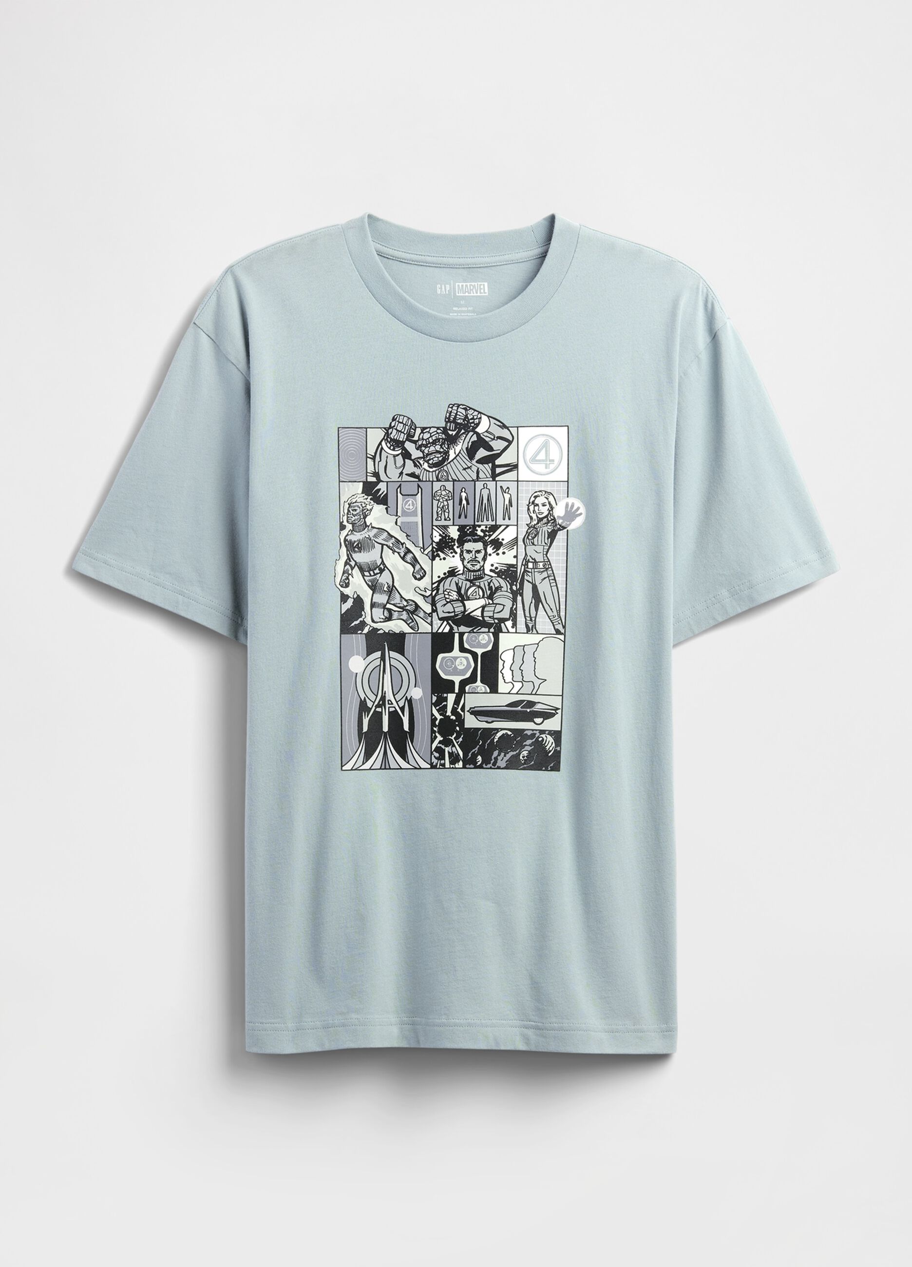 T-shirt Marvel a maniche corte in puro cotone