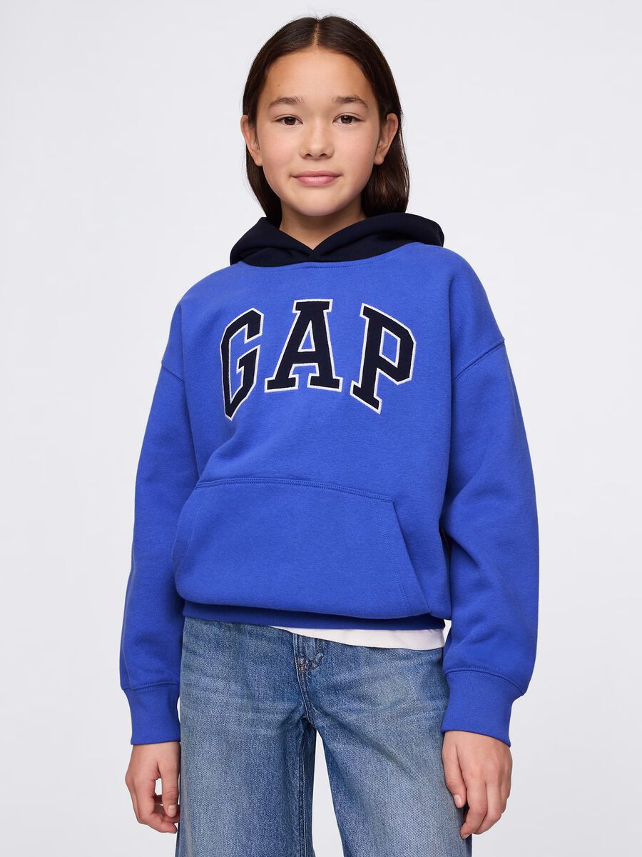 Blue Hoodie with GAP Logo Boy_3