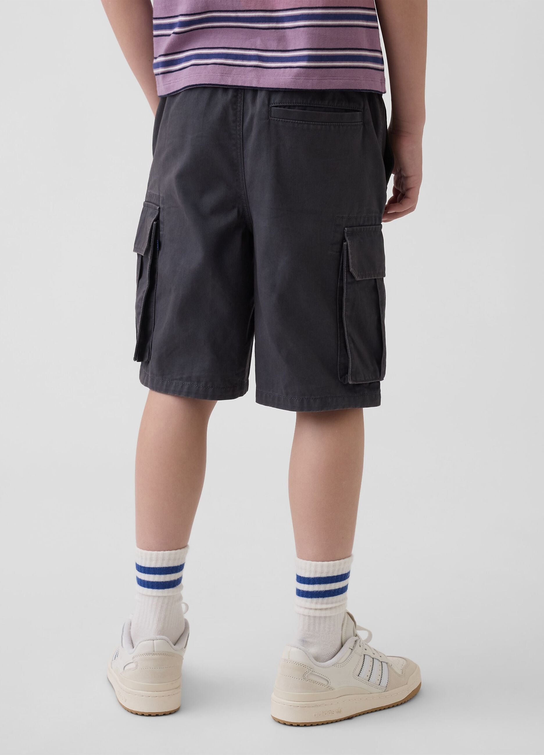Shorts cargo in puro cotone