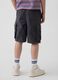 Shorts cargo in puro cotone_2