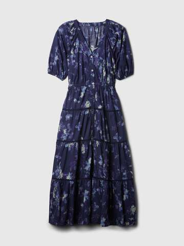 Vestito lungo chemisier a balze_5