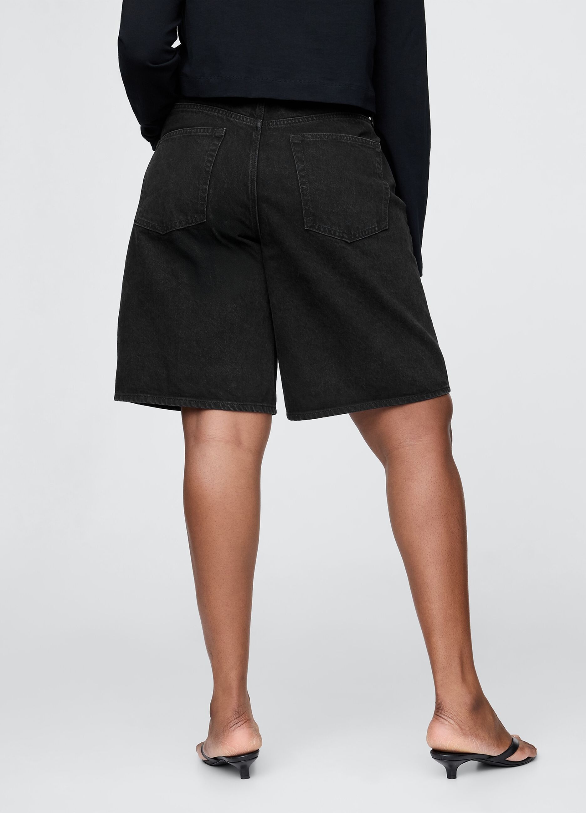 Bermuda neri in denim_5
