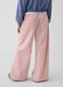Pantaloni wide leg in puro cotone_2