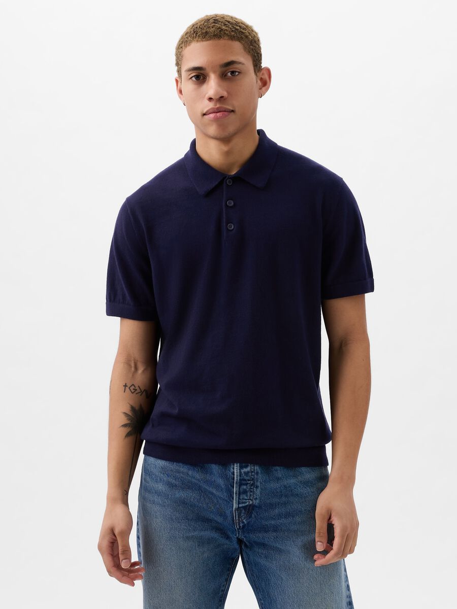 Polo shirt in cotton blend Man_0