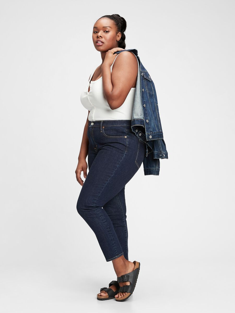 Mid-rise, skinny-fit jeans Woman_0