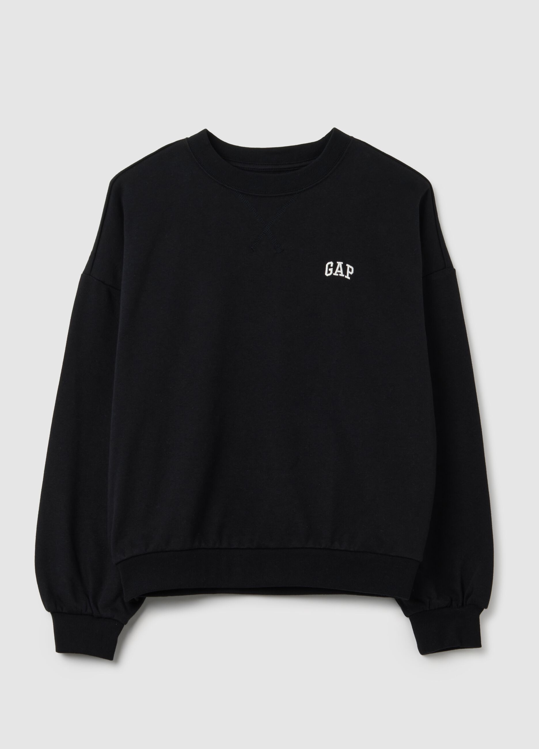 Boxy sweatshirt with embroidered logo_2