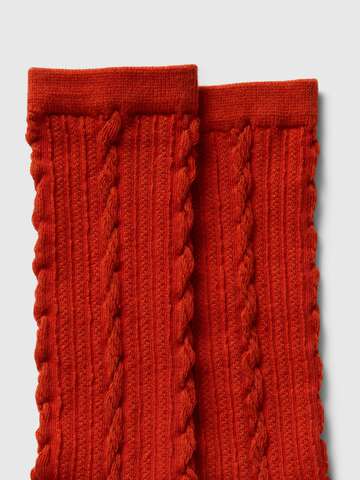 Long cable-knit socks_1
