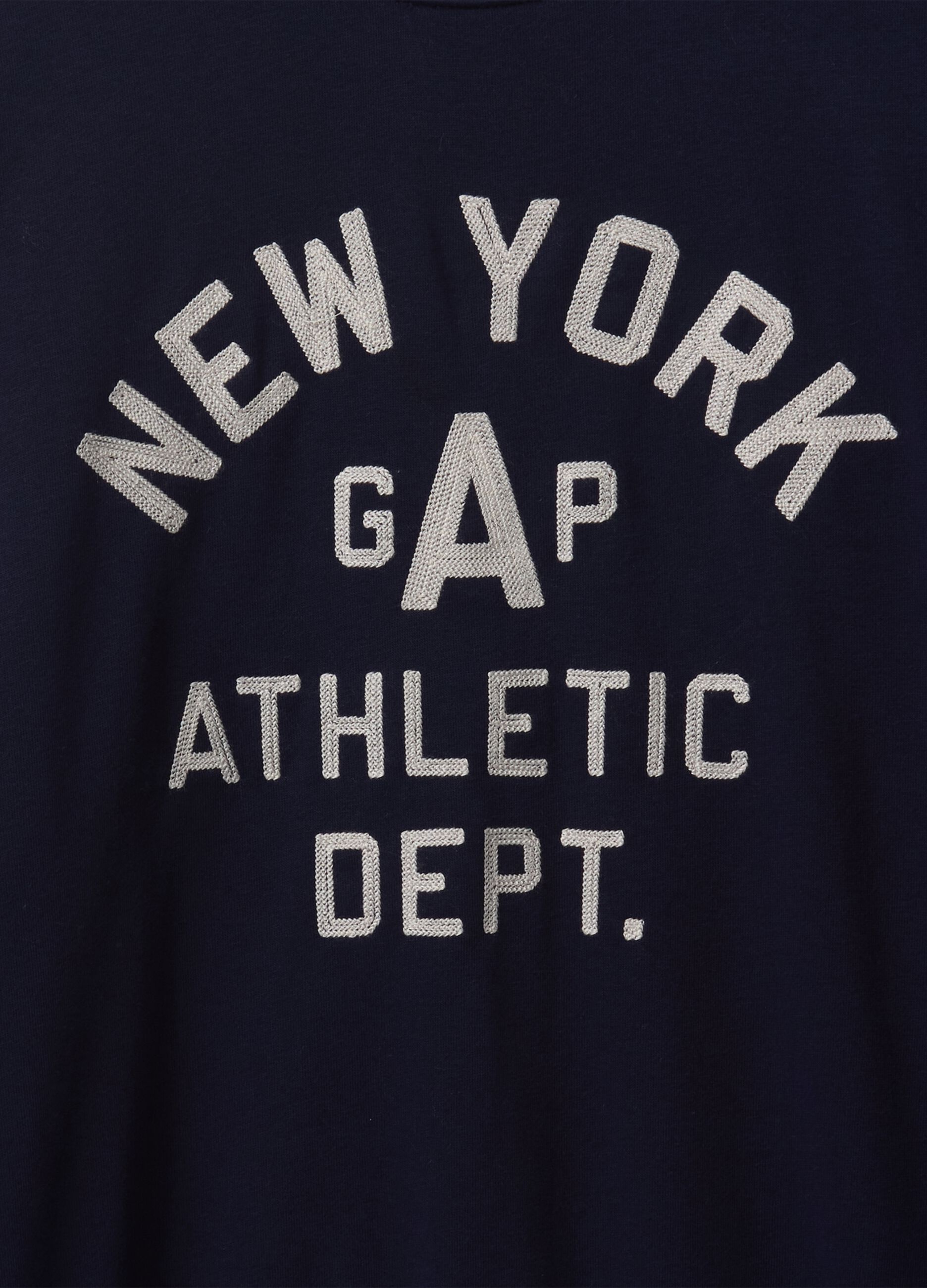Felpa blu con scritta Gap Athletic_4