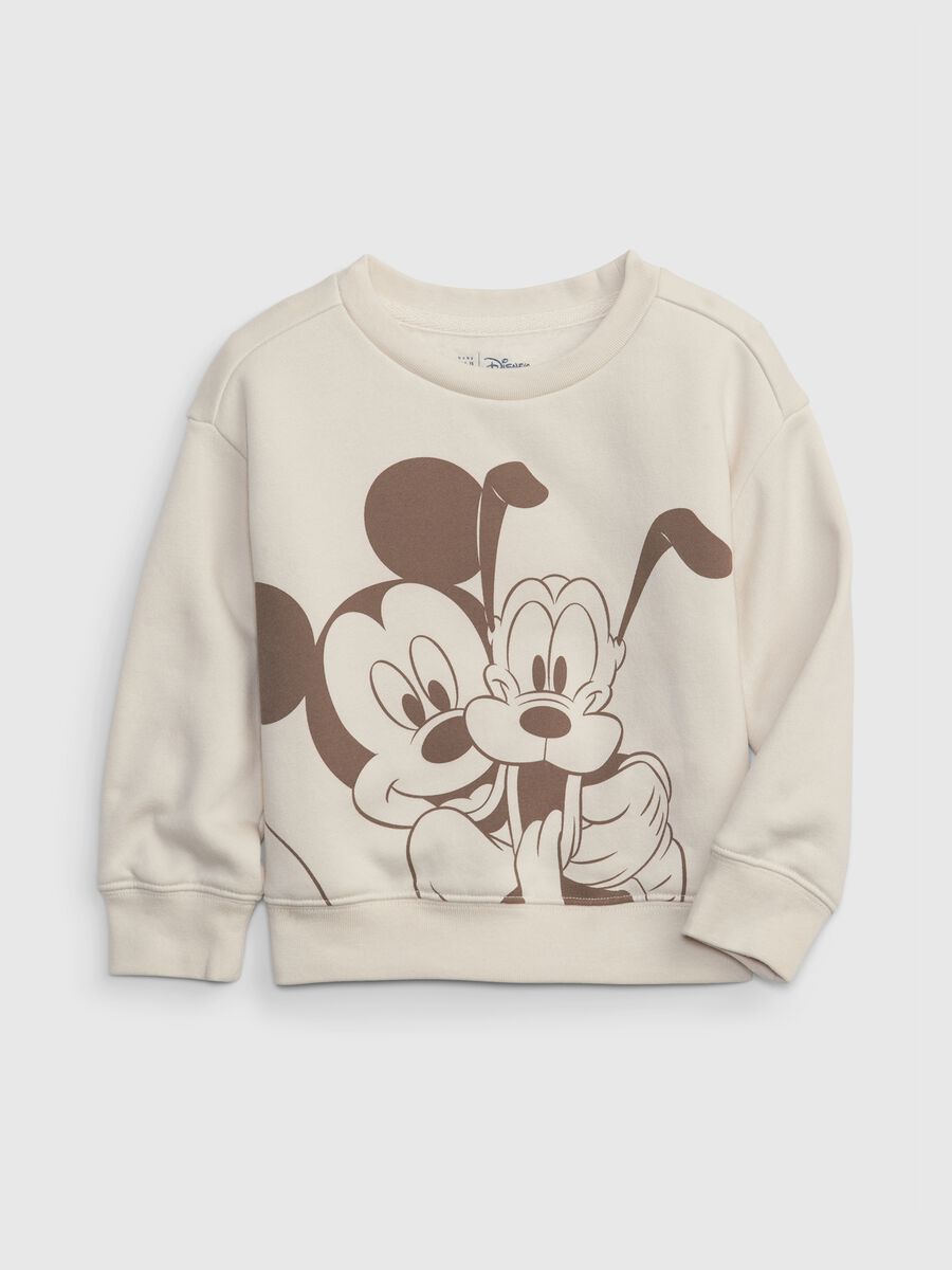Felpa stampa Disney Topolino e Pluto Bimba_0