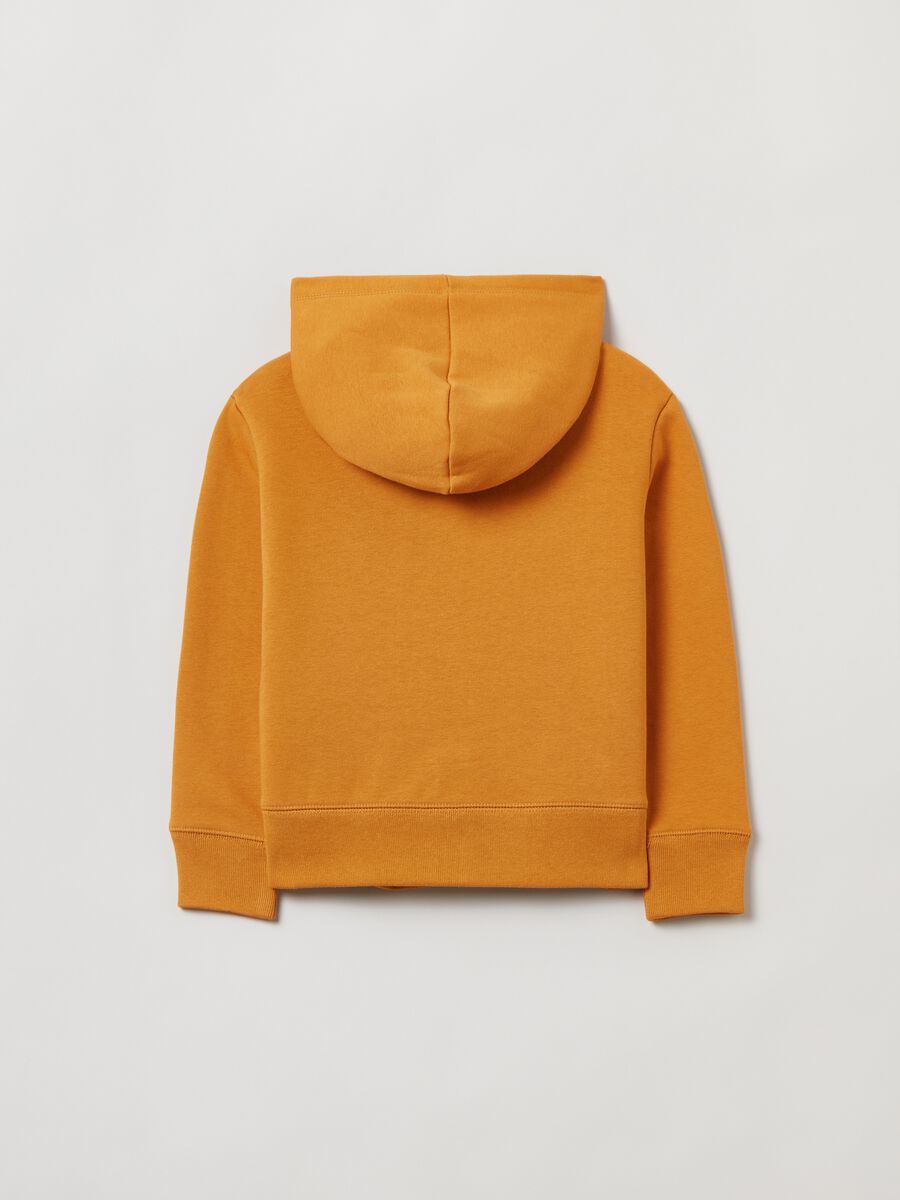 Full-zip con cappuccio e ricamo logo Bambina_1