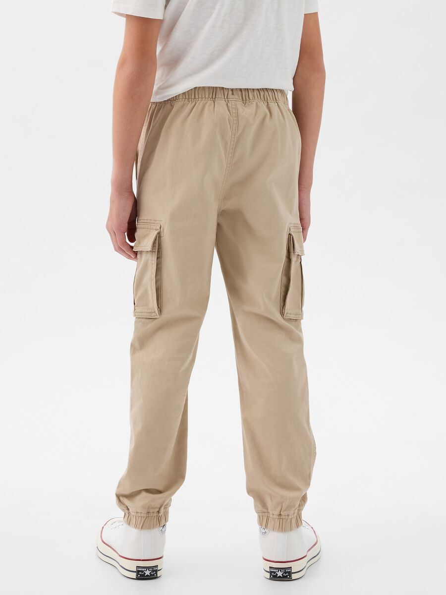 Joggers cargo in cotone stretch Bambino_1