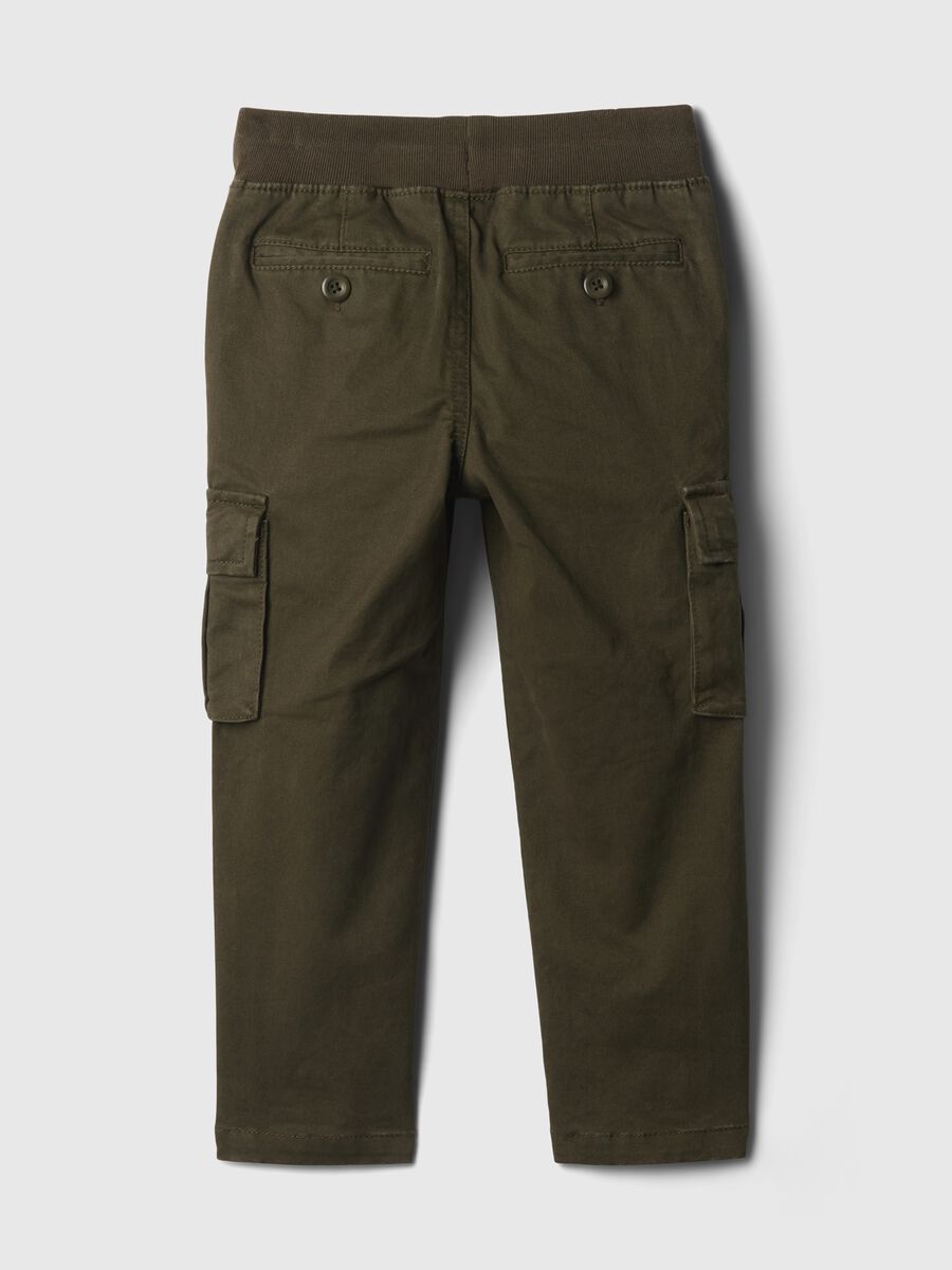 Cargo joggers with drawstring Newborn Boy_1