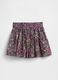 Multicolour printed skirt in cotton and viscose blend_1