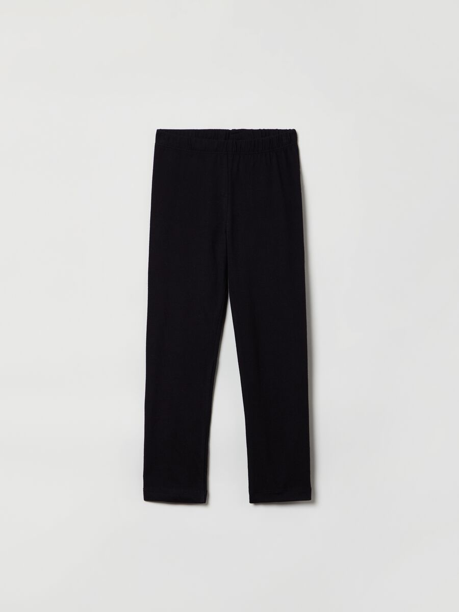 Leggings in cotone stretch Bimba_0