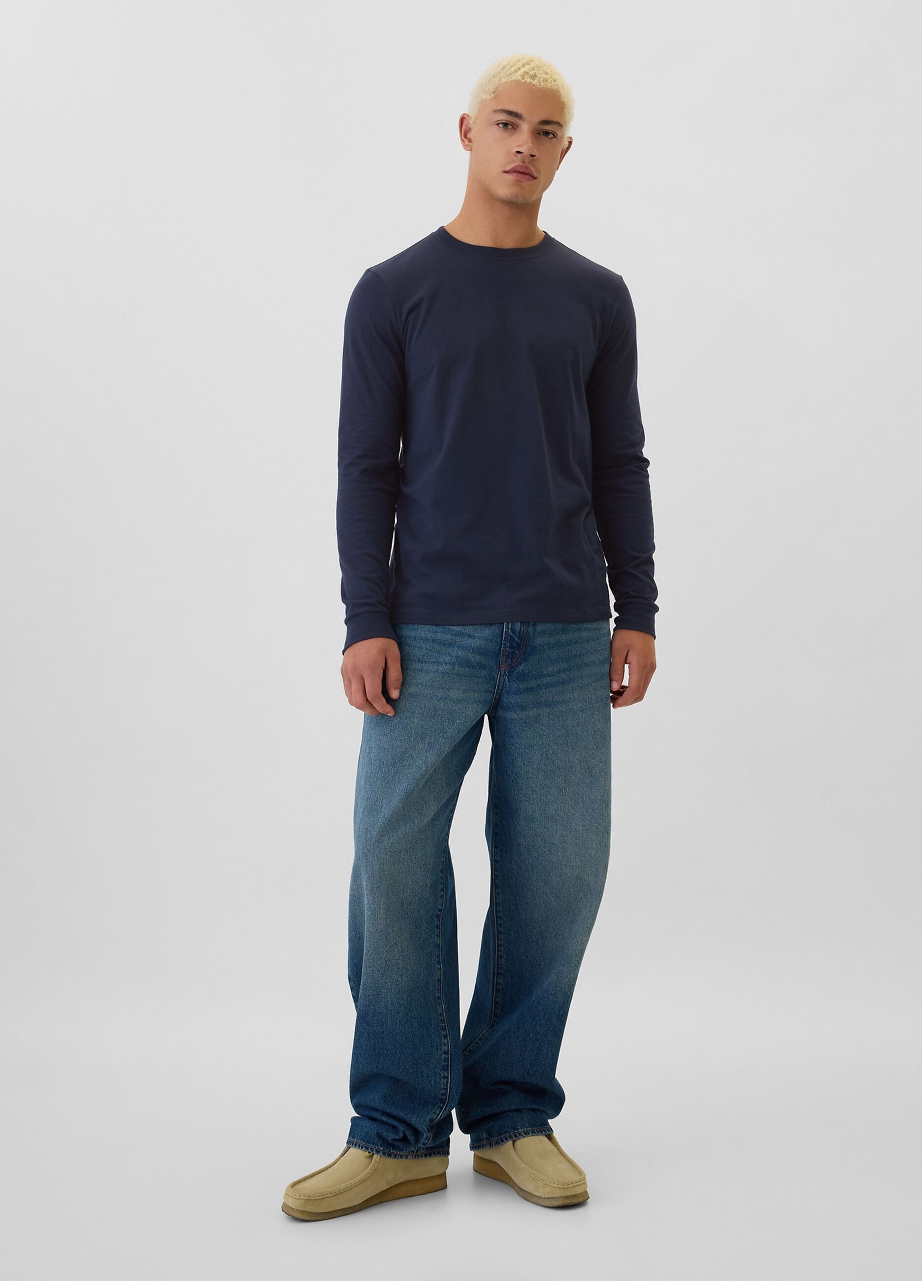 Long-sleeved T-shirt in cotton_1