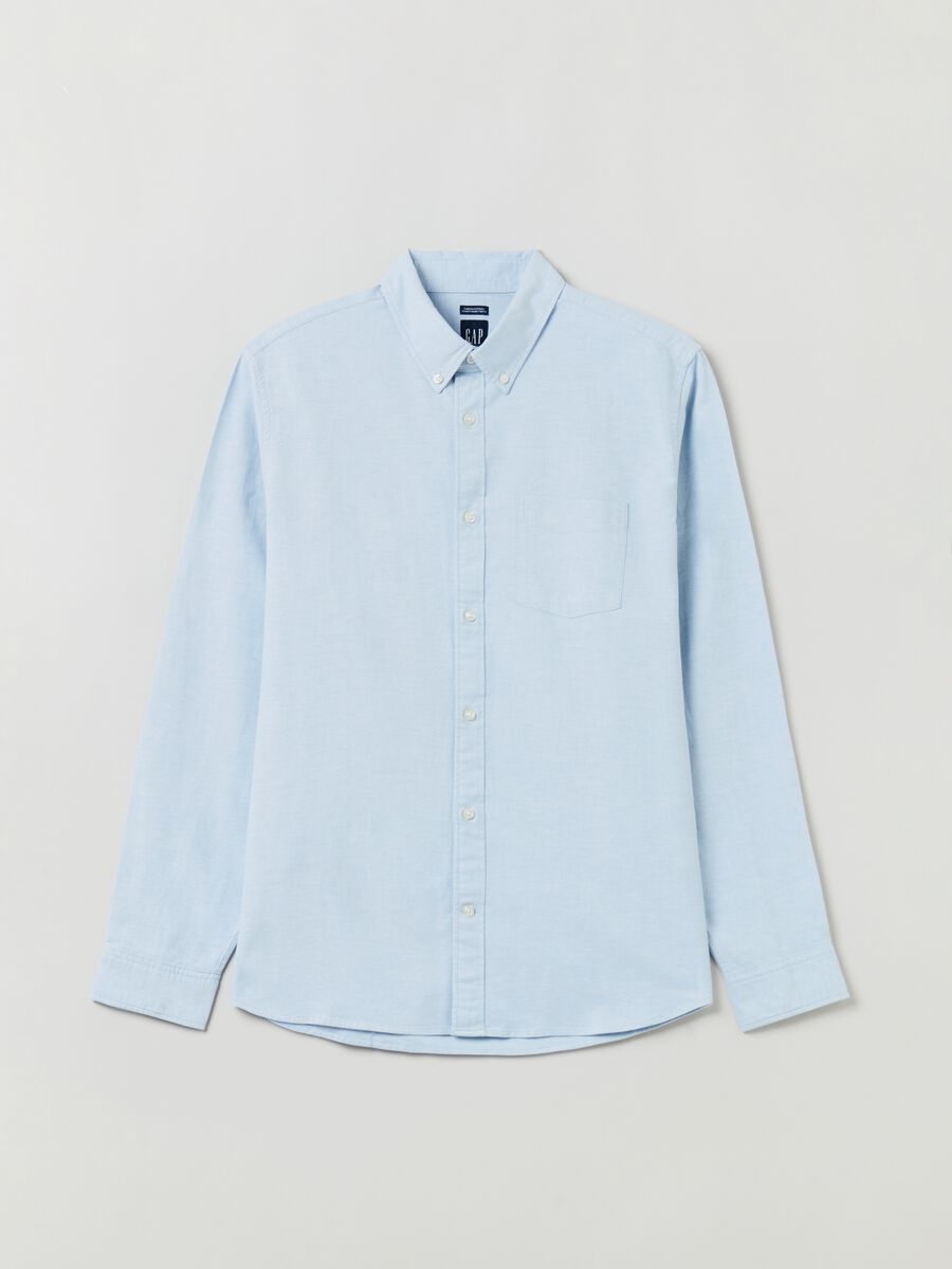 Regular-fit shirt in Oxford cotton Man_1
