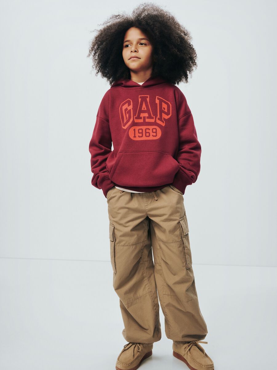 Beige Cargo Trousers Boy_4