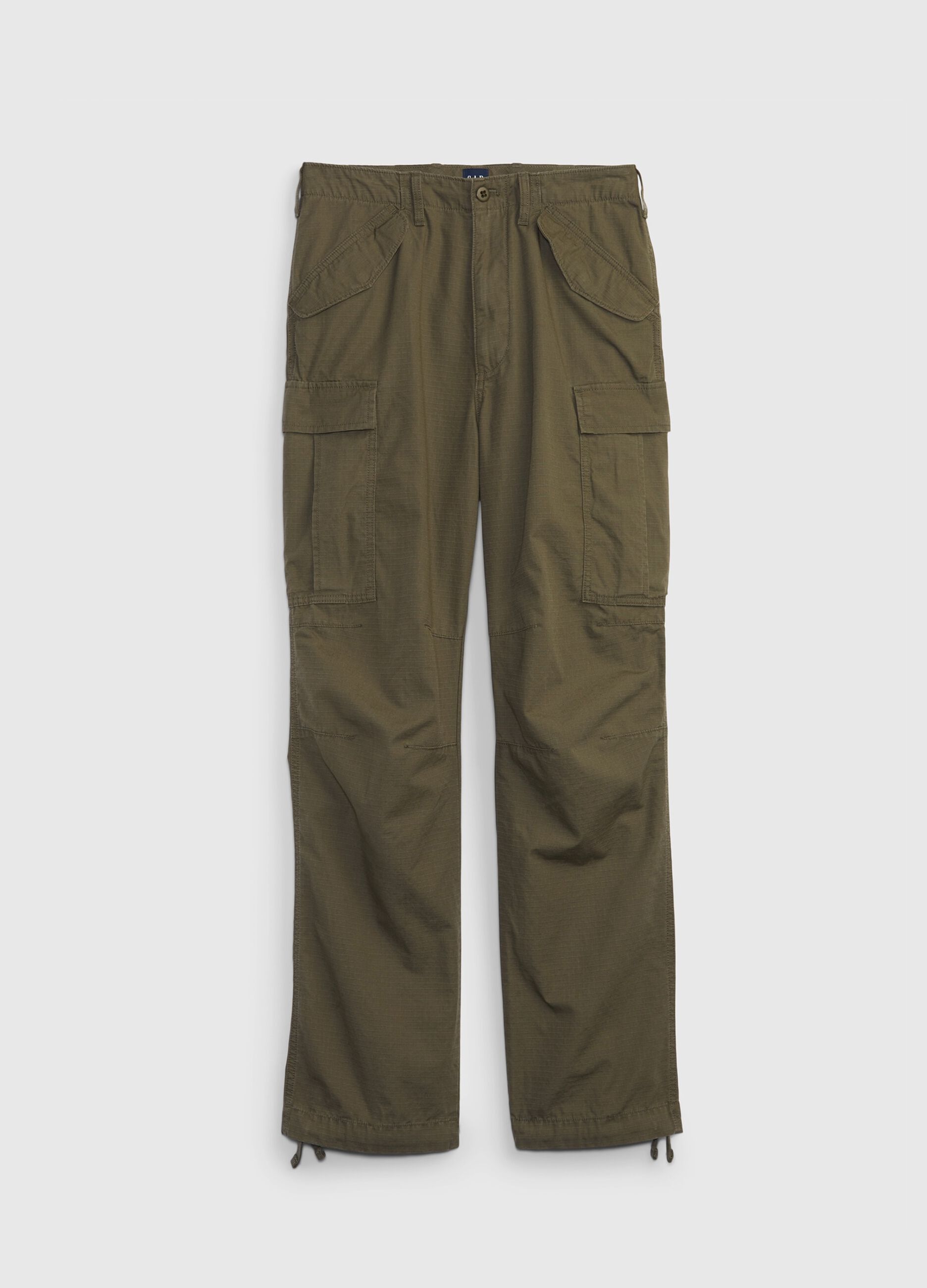 Cargo trousers in cotton ripstop._3