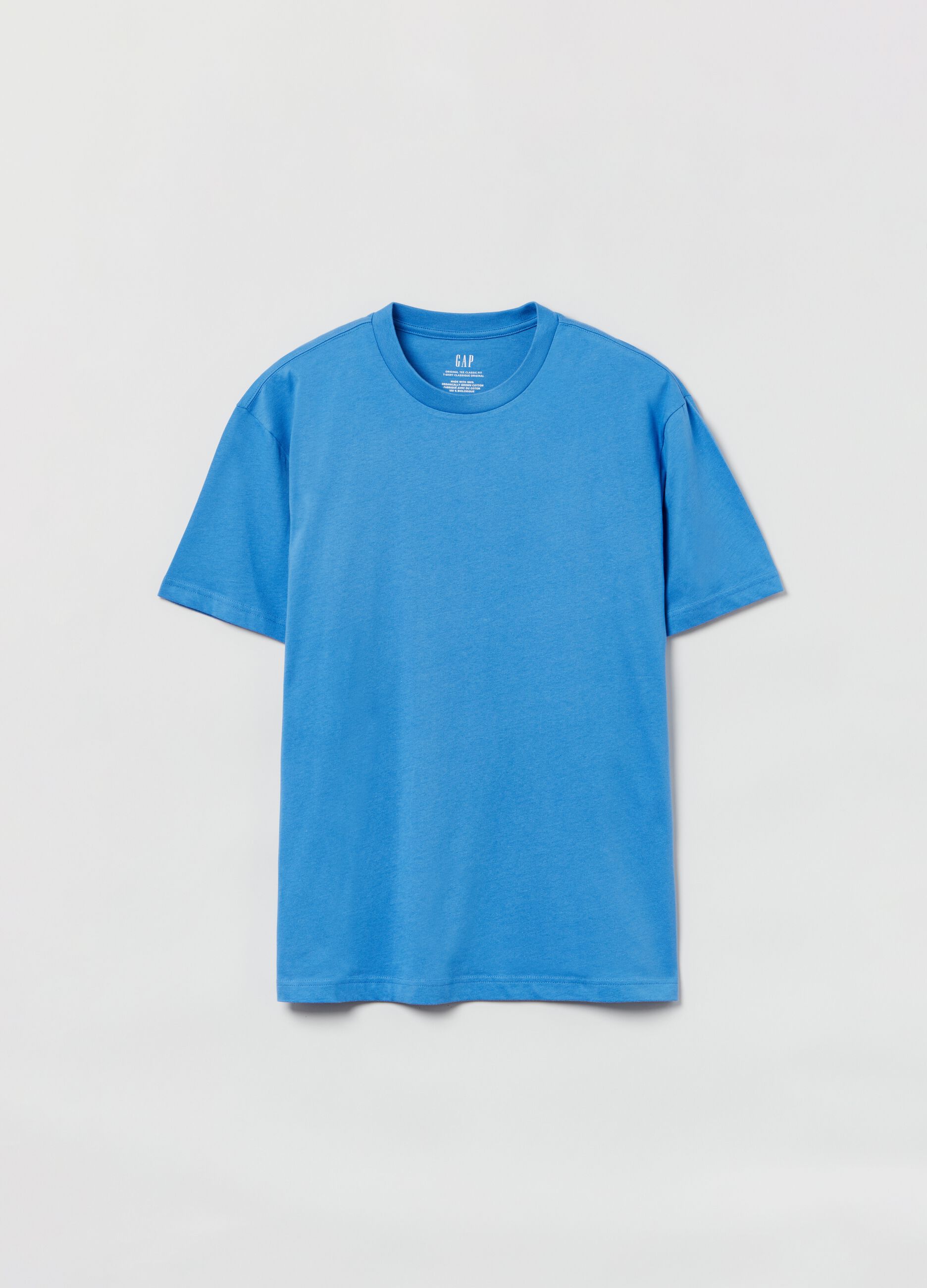 Cotton T-shirt with round neck_1