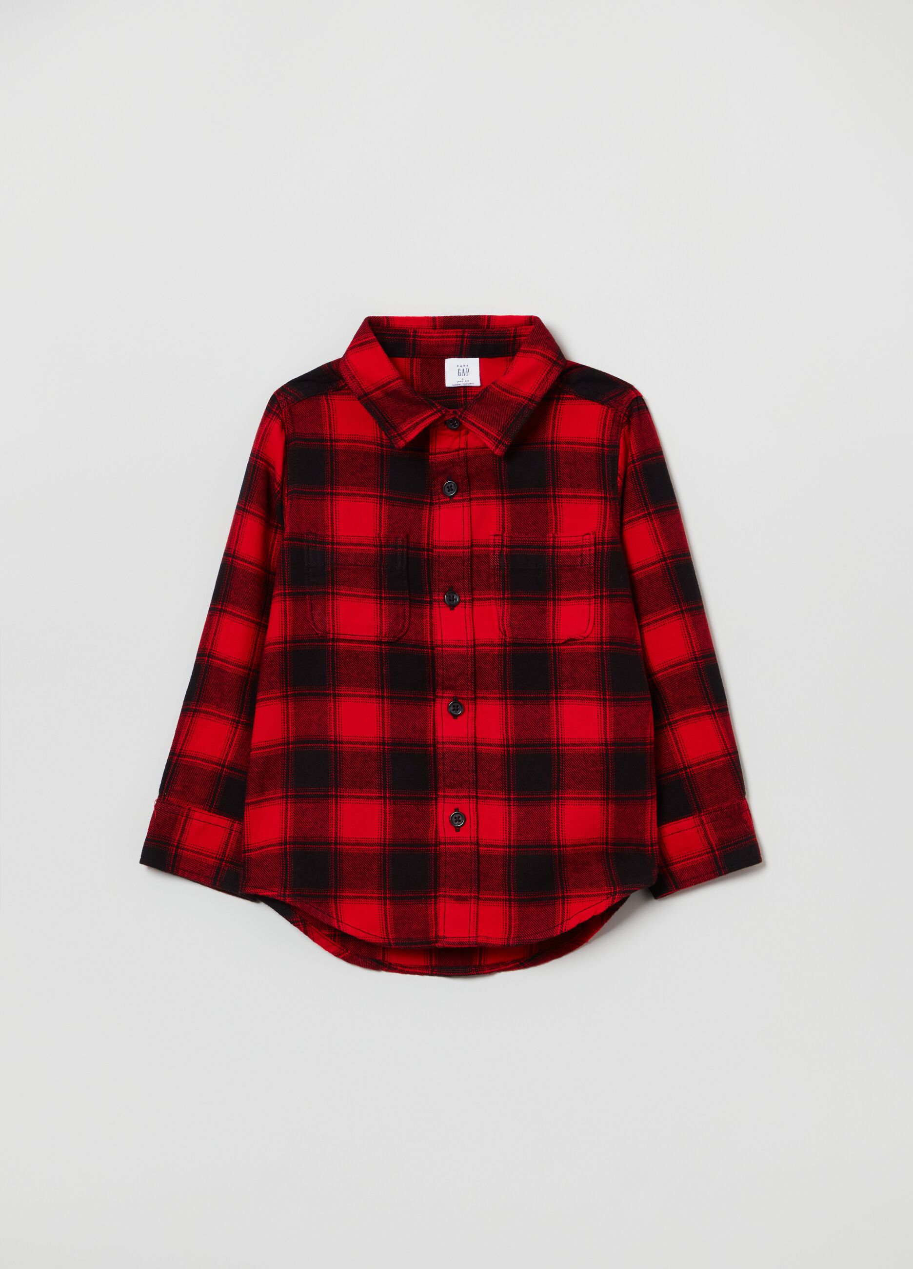 Flannel shirt in check pattern