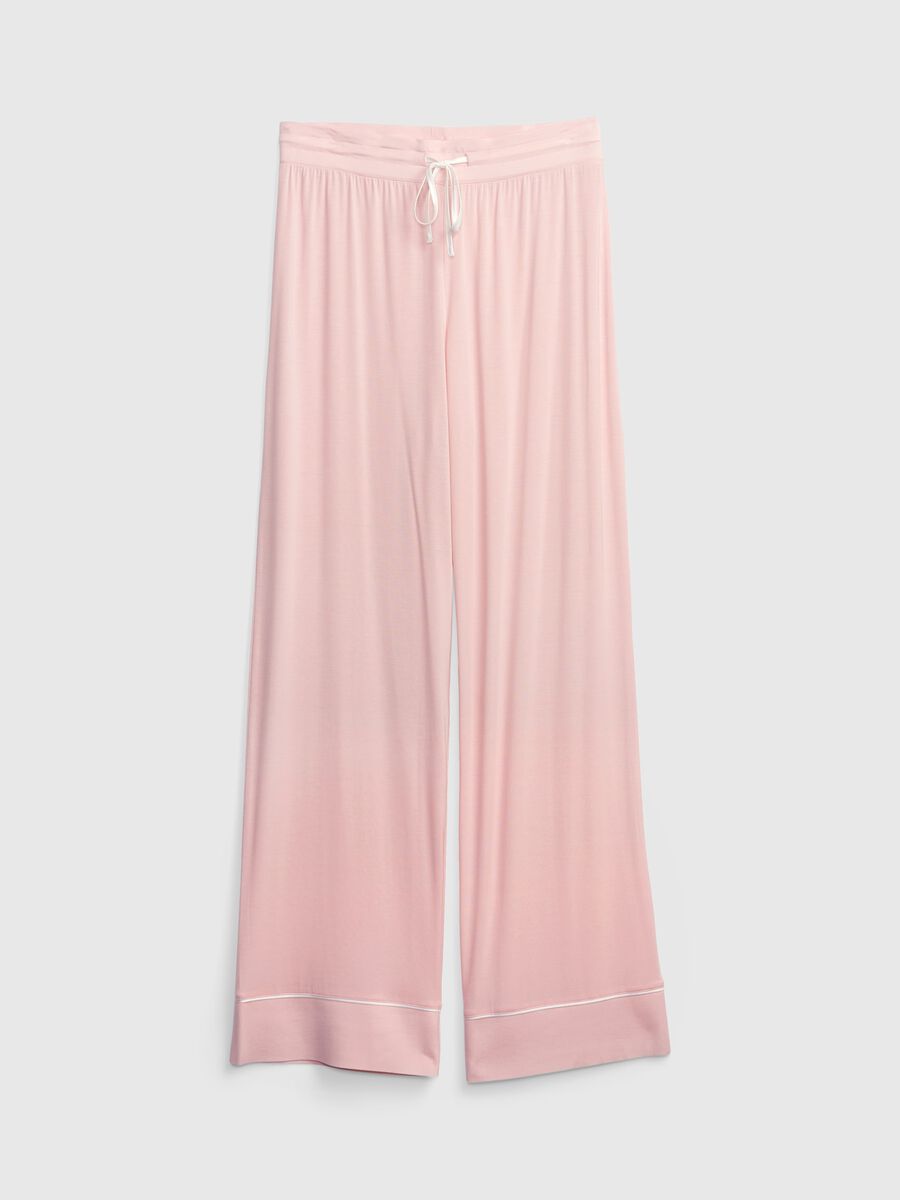 Full-length pyjama bottoms in stretch modal Woman_5