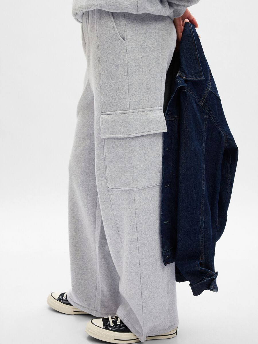 Joggers cargo in felpa con coulisse Donna_2