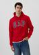 Felpa con logo GAP e cappuccio in misto cotone _0