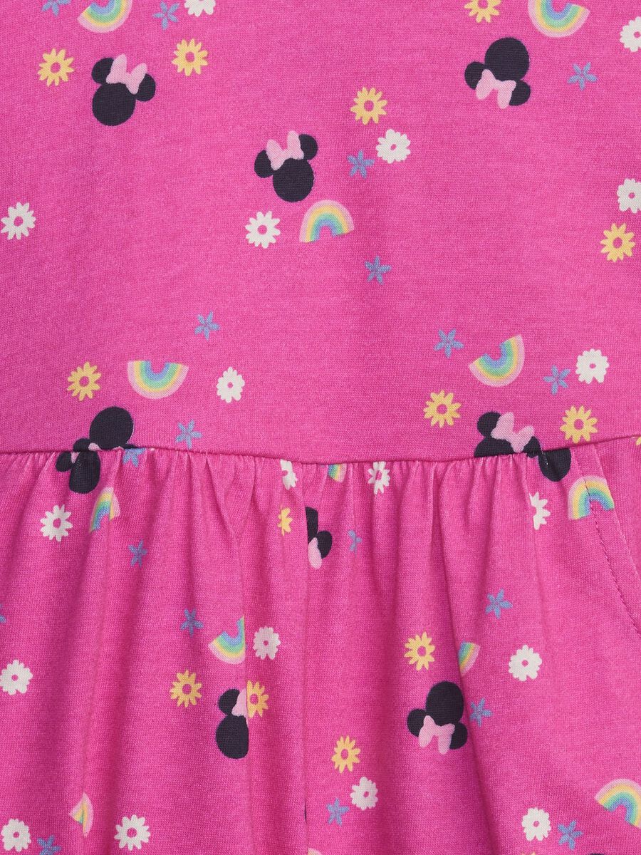 Short dress with Disney Minnie Mouse print Newborn Boy_2