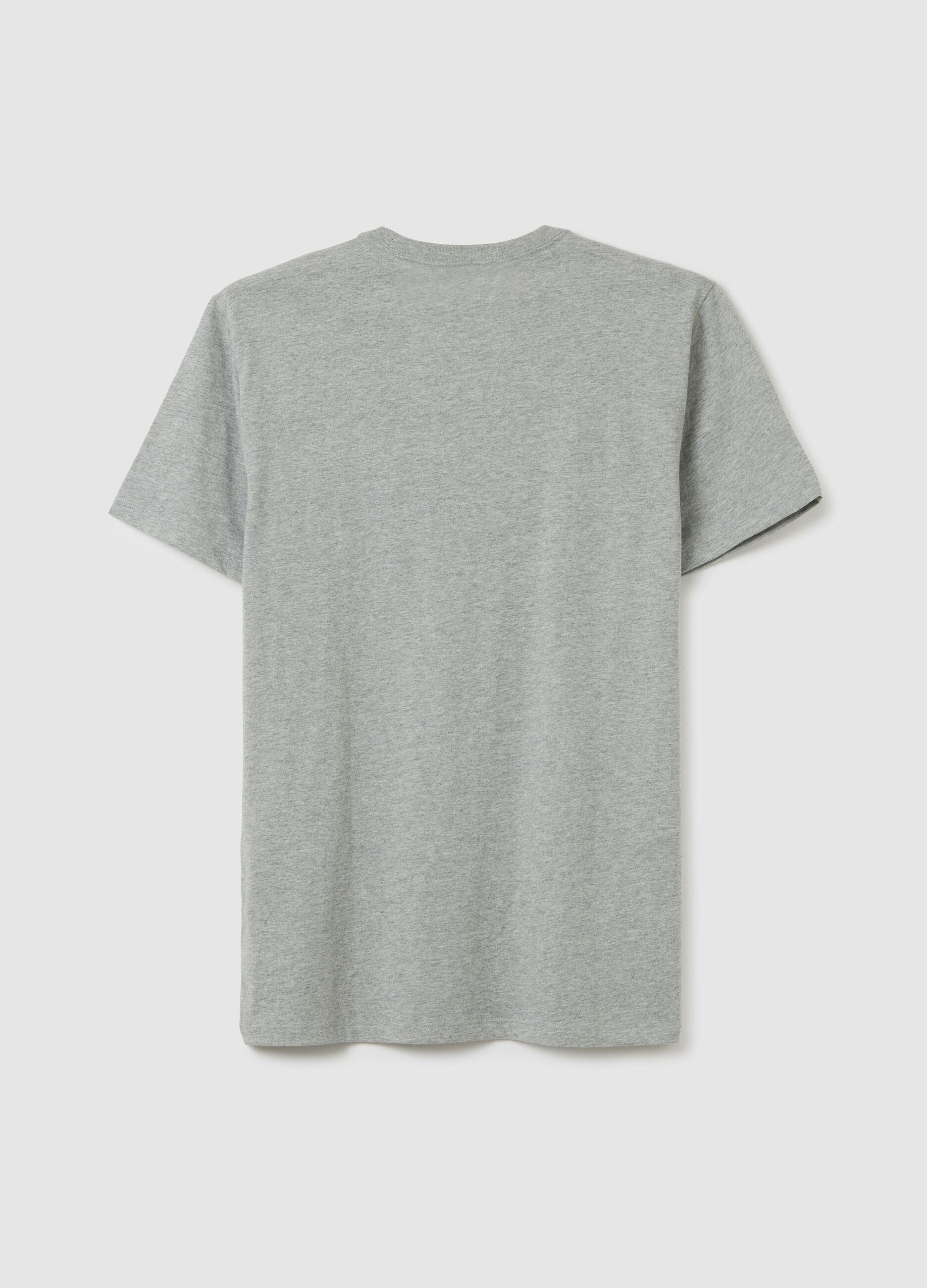 T-shirt in cotone con ricamo logo_2