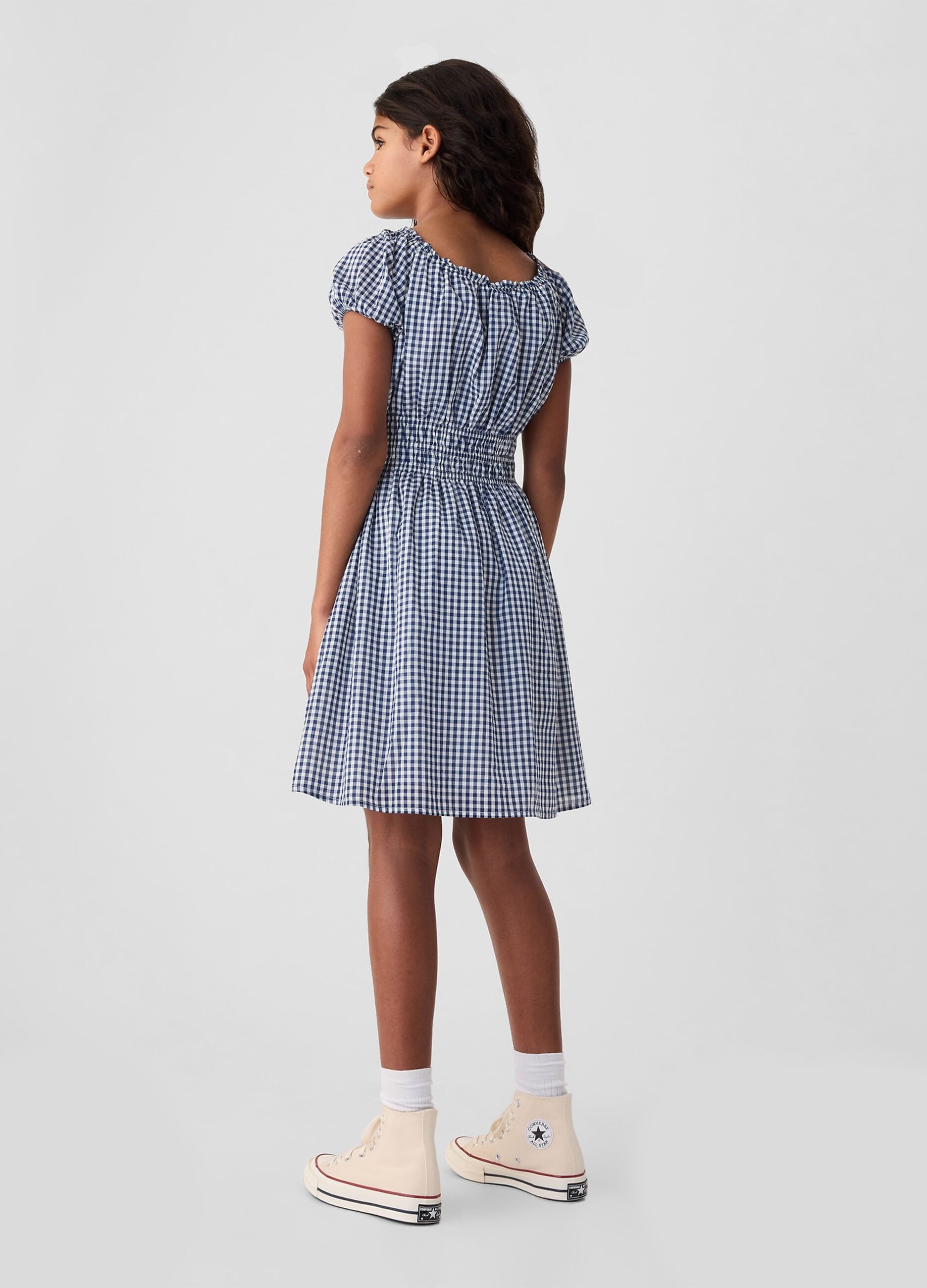 GAP x DÔEN Abito in cotone vichy_2