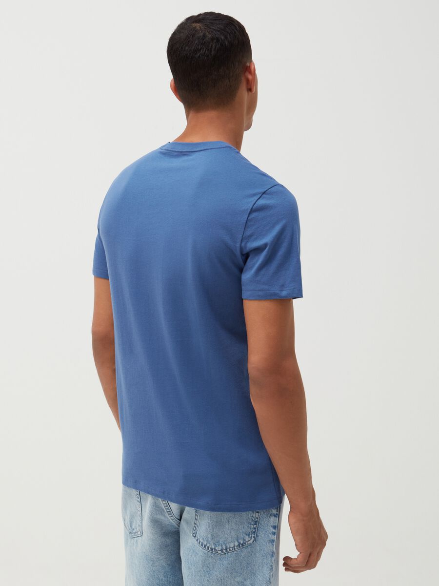 T-shirt girocollo con stampa Union Jack Uomo_2