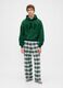 Green Check Cotton Pyjama_3