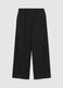 Pantaloni in misto lino a gamba ampia_5