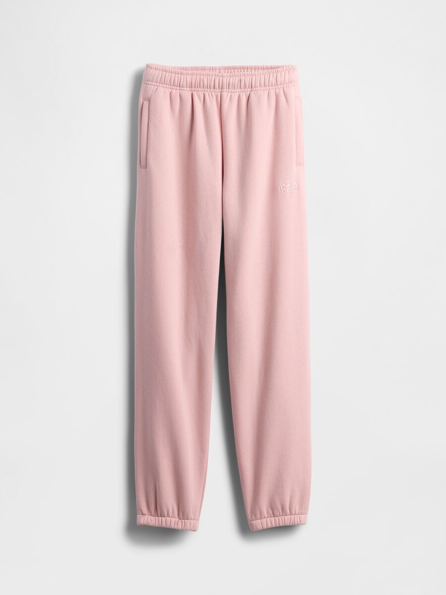 Active Pink Cotton Blend Trousers Girl_3