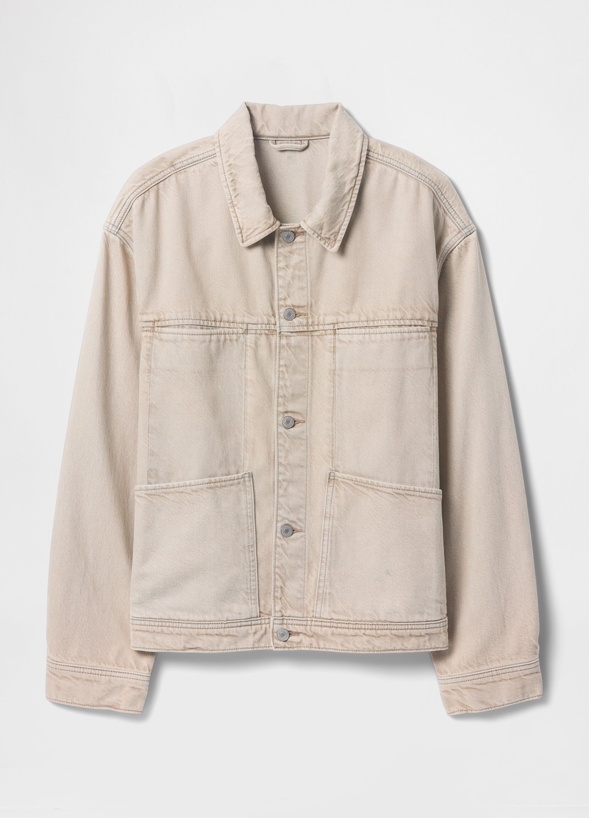 Giacca denim beige Gap_5