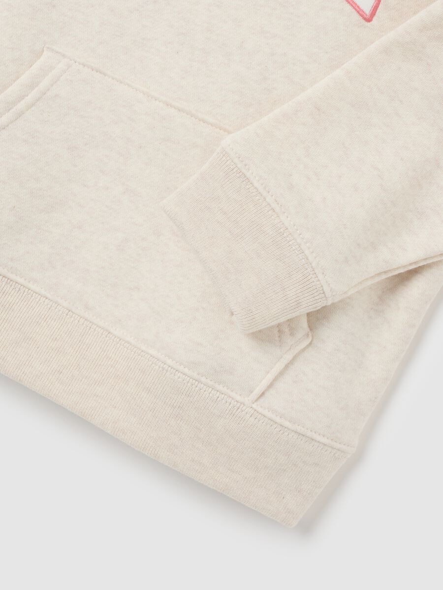 Felpa con cappuccio e patch logo Bimba_3