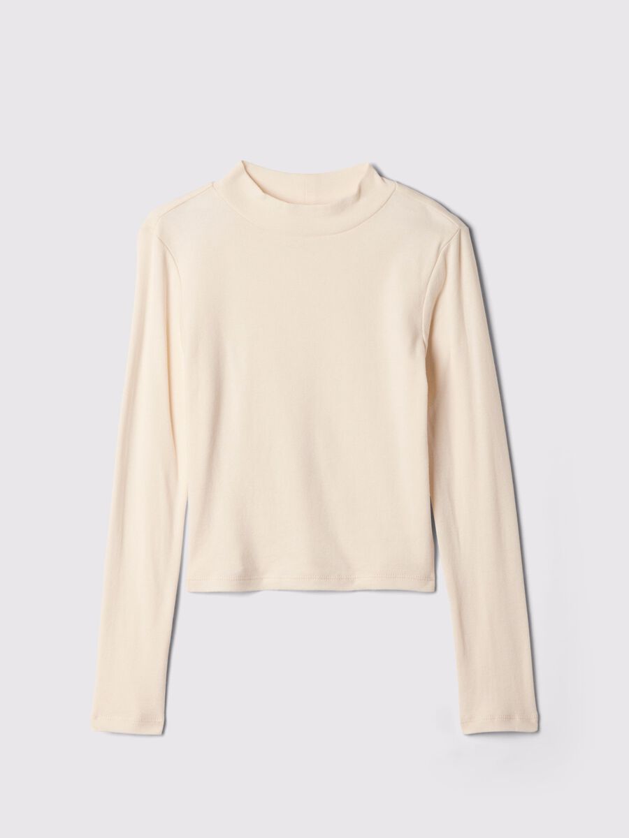 T-shirt a maniche lunghe mock neck  Bambina_2