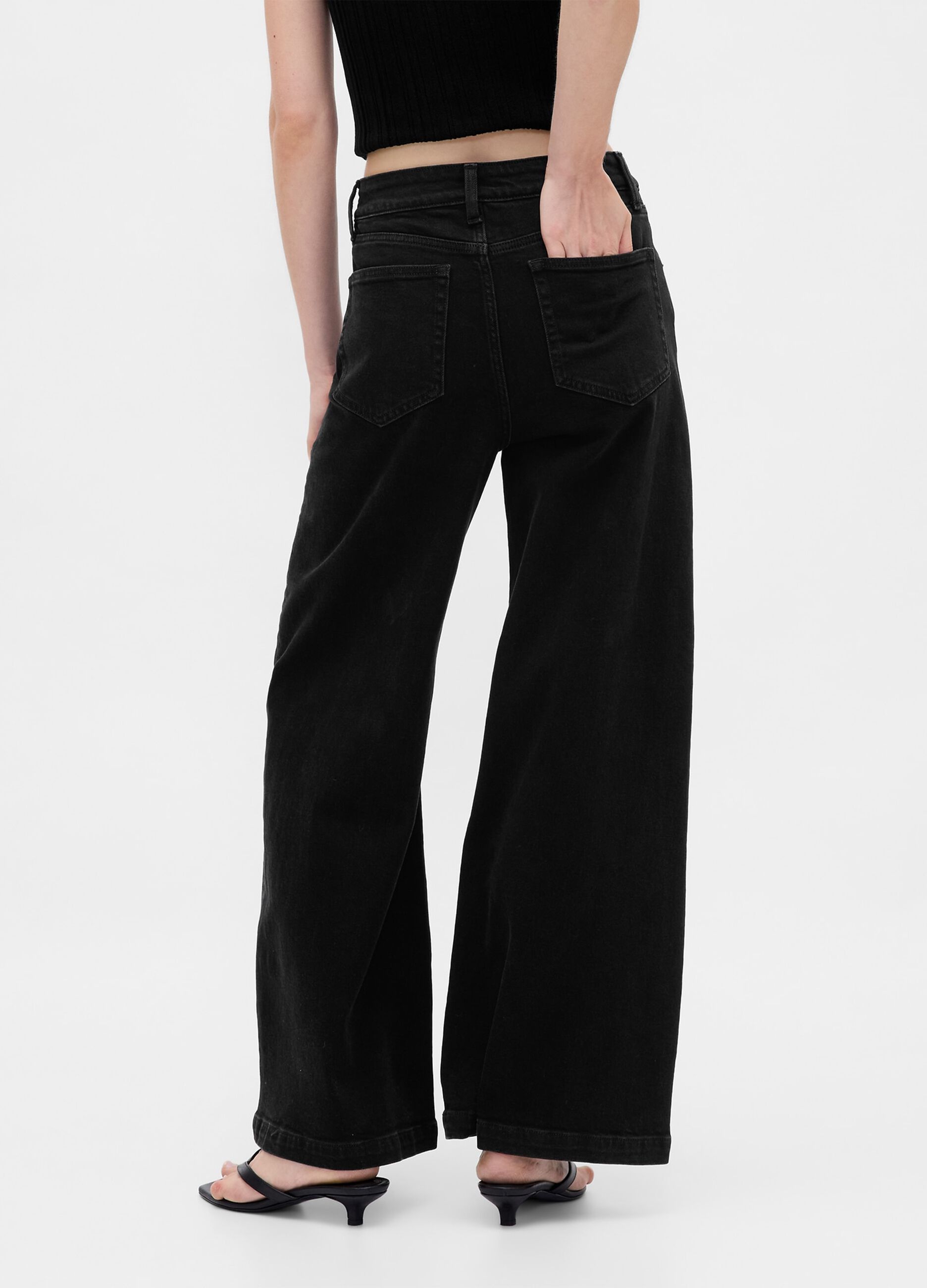 Pantaloni wide leg