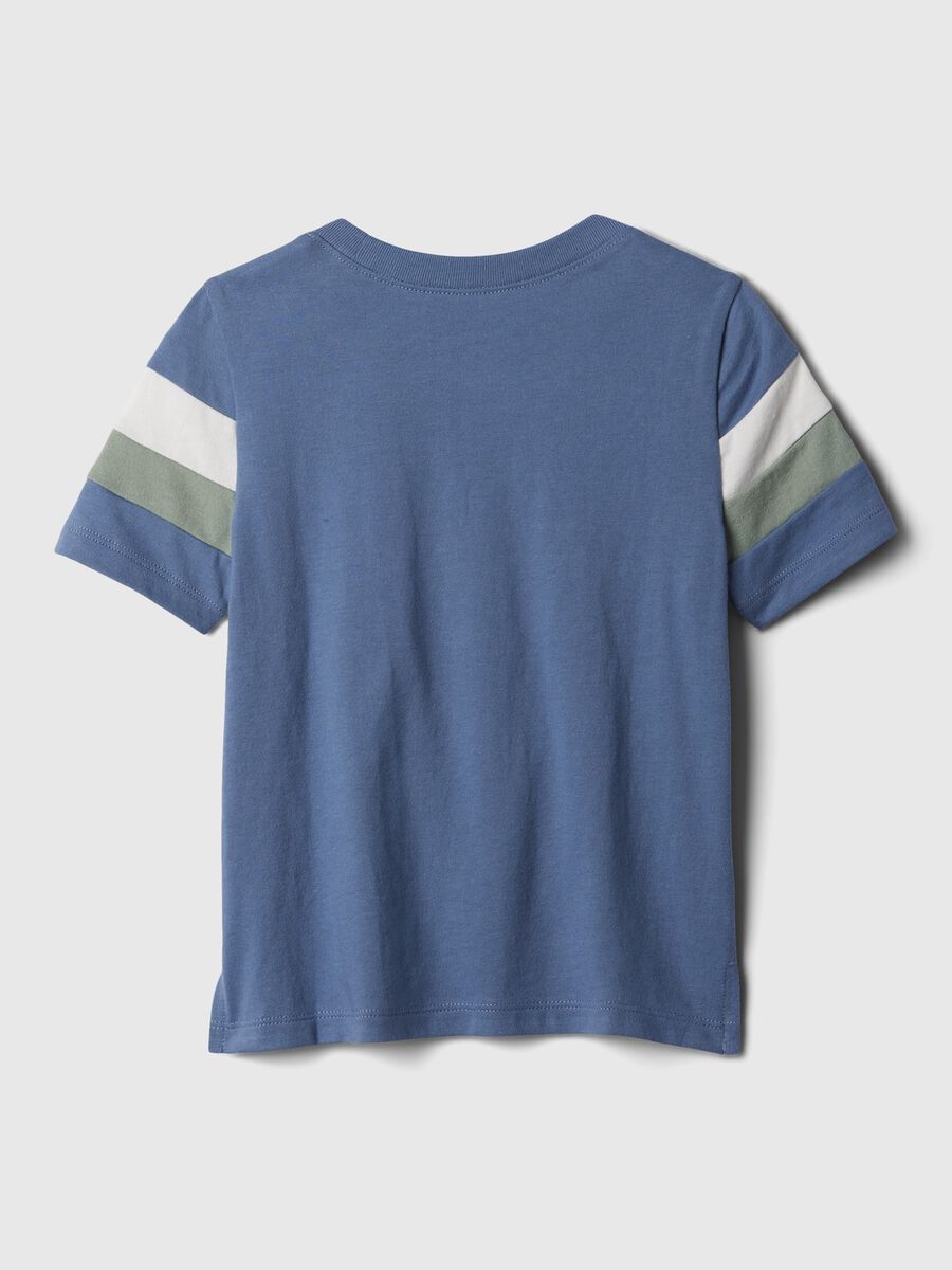 Cotton T-shirt with logo print Newborn Boy_1