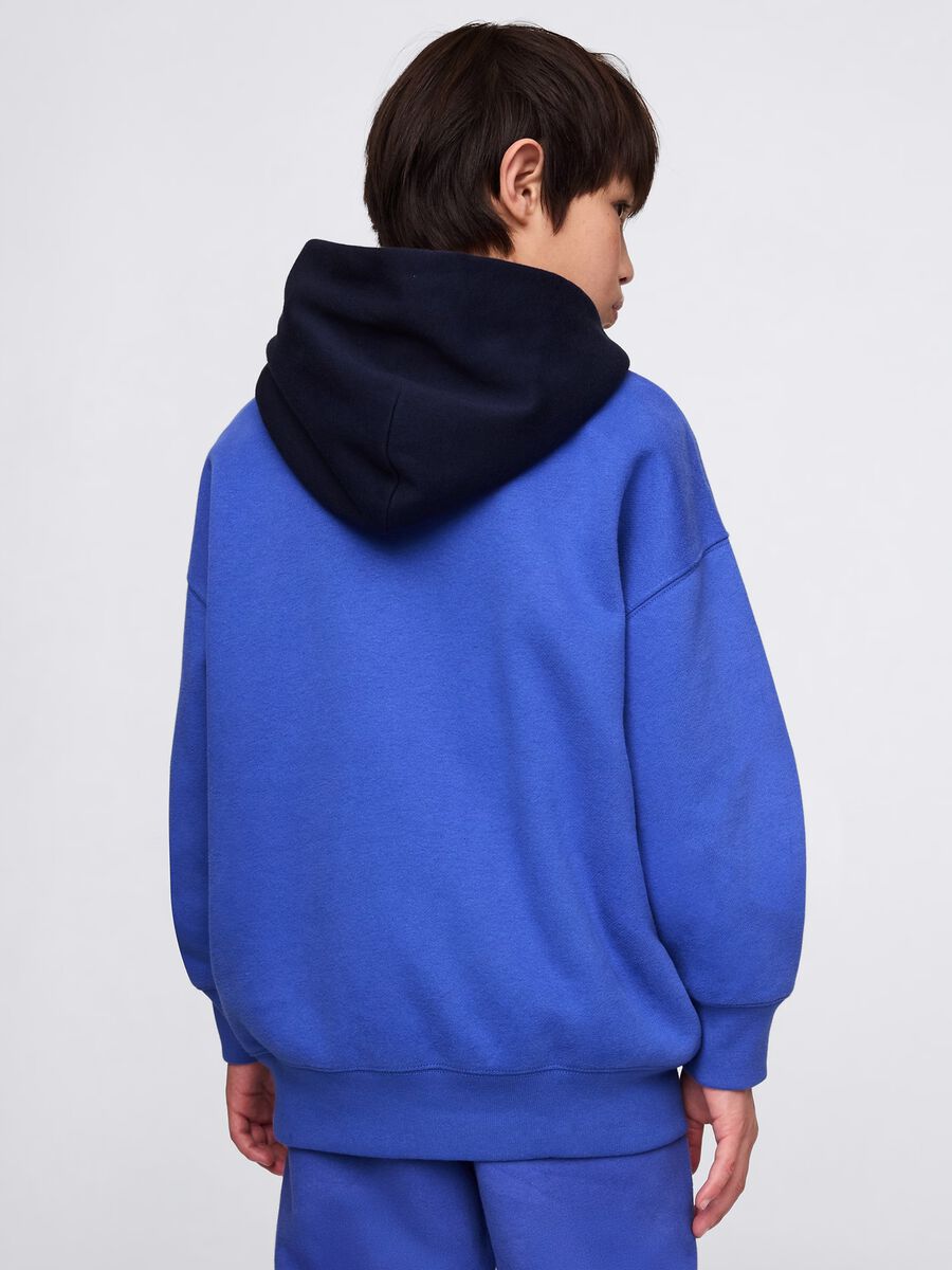 Blue Hoodie with GAP Logo Boy_2